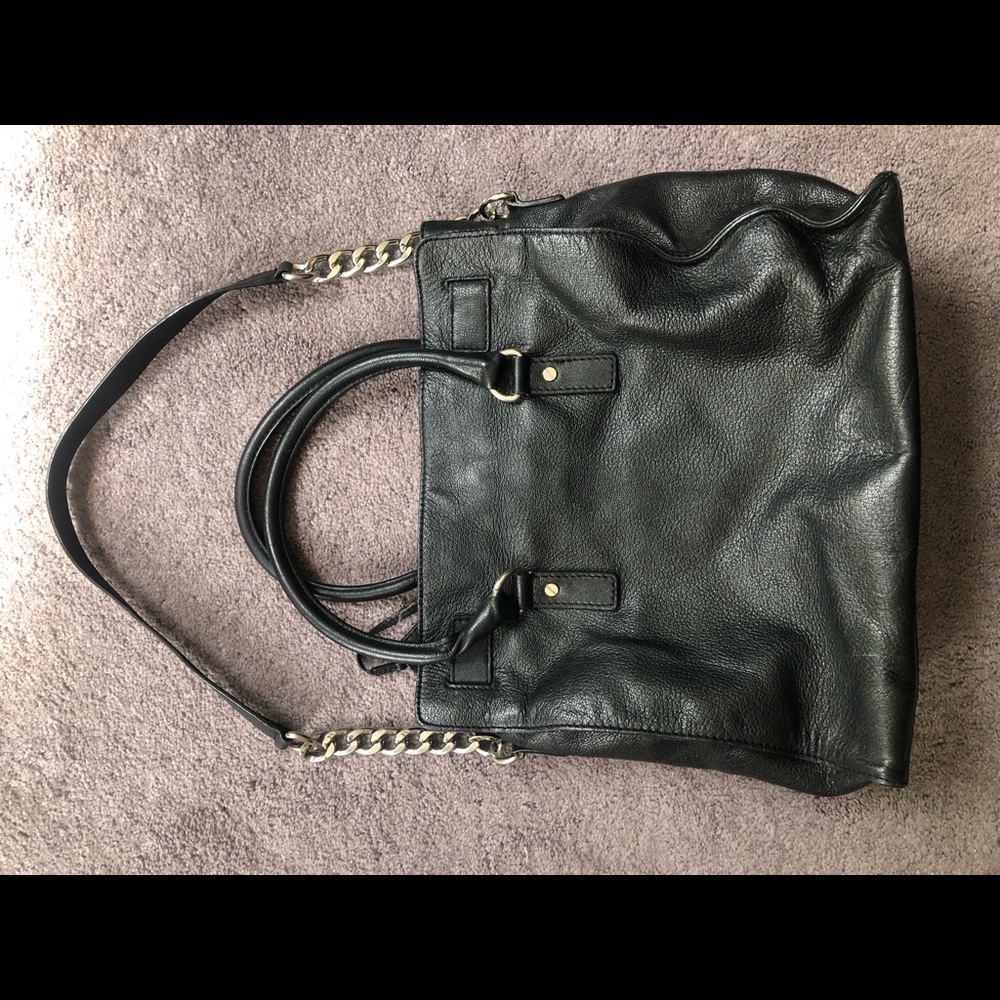 Michael Kors Leather Hamilton Satchel - Picture 3 of 8